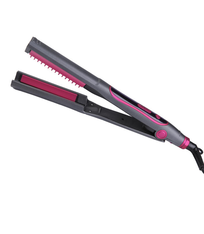 3in1 Hair straightener,curler,wave Curing Flat Iron ZR-1090 Wholesale Private Label Hair Curler and Straightener,Wave